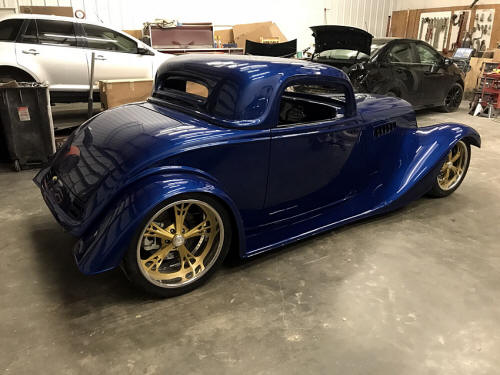 Factory Five project in the showroom